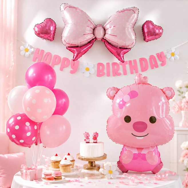 이벤트홀릭 잔망 루피 풍선 생일파티세트, 숫자풍선 X