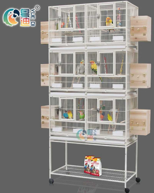 대형 앵무새장 새장 초대형 칸막이 사육장 분양샵, 3층 패키지, 1개