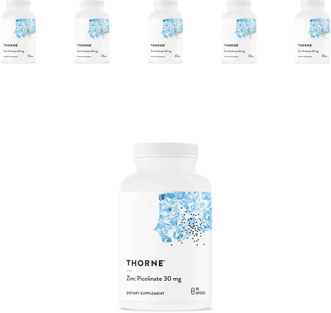 쏜리서치 아연 피콜리네이트 30mg 캡슐, 180정, 6개 - 쿠팡