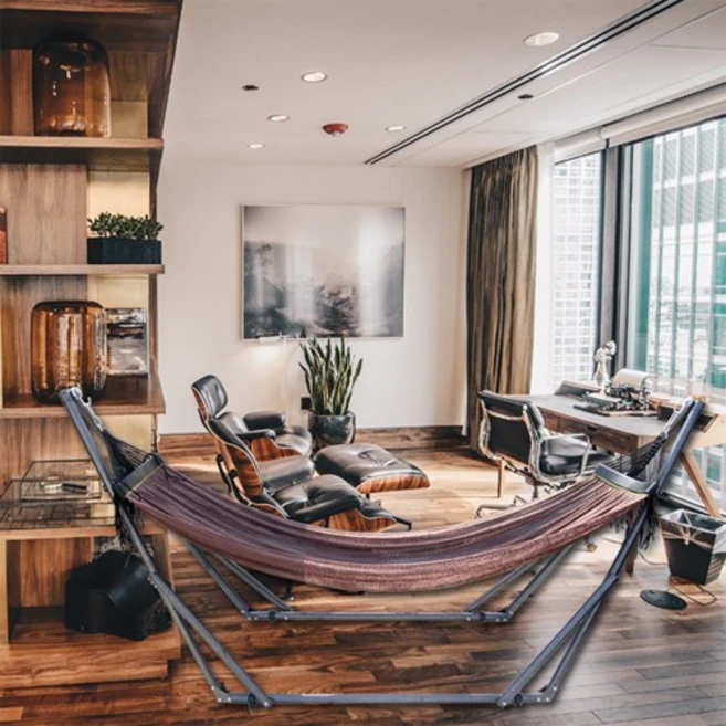 아이티+ 해먹프렌즈 풀세트 해먹 가방 스탠드 모기장, 브라운 - 쿠팡