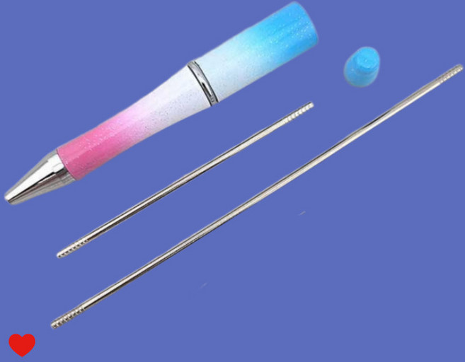 비즈팡 [BG-9-10P]볼꾸부자재 볼펜심 연장대 고리링 론델 진주링