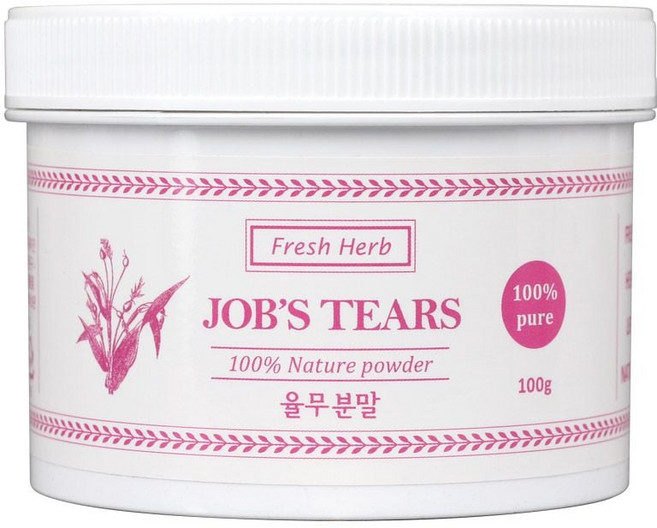 국산 100g 국산 율무가루 100g 곡물 마스크팩 ujd+73776Xn