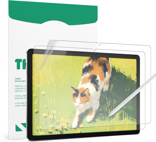 더세이프 갤럭시탭 A9 플러스 11 항균 종이질감 블루라이트 차단 보호필름 2P, 2개, 종이질감 블루라이트차단