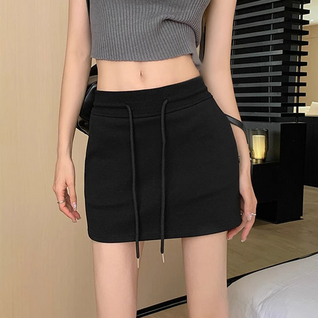 날씬날씬 예쁜핏 슬림핏 트레이닝 밴딩 슬림 미니 스커트 비보뉴