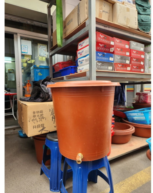 고무통40리터/ 고무통50리터/고무통70리터/고무통125리터/고무통180리터/고무통240리터/벨브달린고무통 /만능용기 다양한 리터 및 주문제작 가능, 40L, 1개