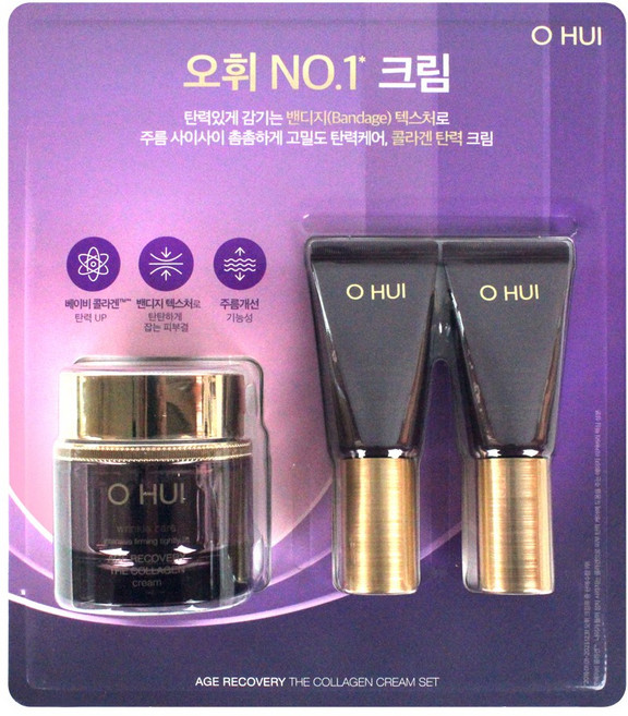오휘 에이지 리커버리 콜라겐 크림 50mlX1개 + 20mlX2개 1세트, 1개