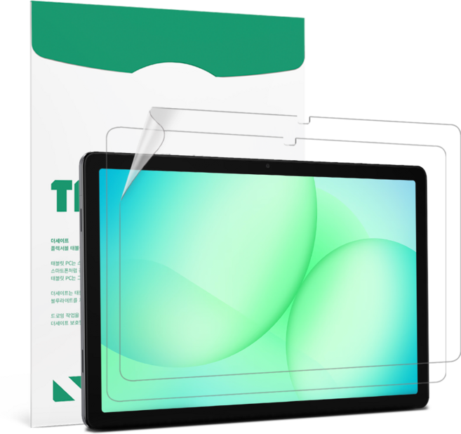 더세이프 갤럭시탭 A11 플러스 11 항균 지문방지 블루라이트 차단 보호필름 2P, 저반사 지문방지 블루라이트, 2개