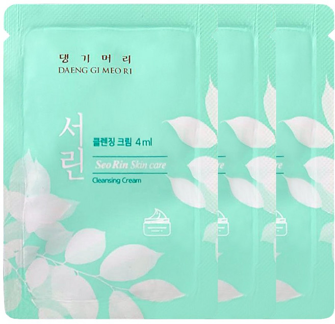 댕기머리 일회용 서린 클렌징크림(4ml), 10개, 4ml