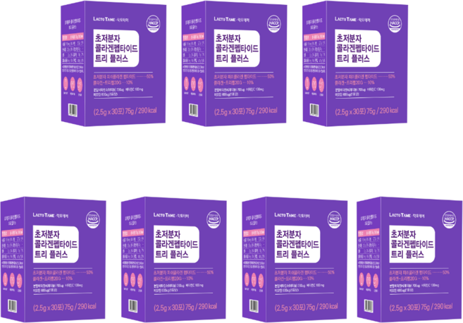 초저분자 피쉬 어린콜라겐 트리 펩타이드 GPH 먹는 피부 콜라겐 300달톤 레티놀 트리펩20G 분말 스틱 30포, 7박스, 30회분