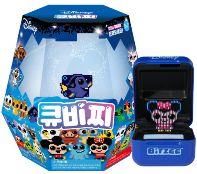 스핀마스터 디즈니 큐비찌 디지털 펫, 혼합색상, 1개 - 쿠팡