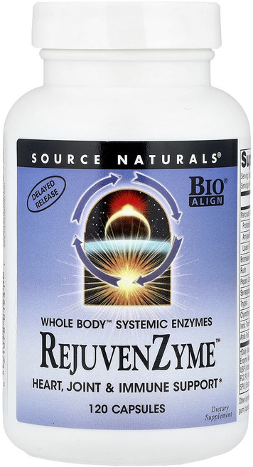 소스내추럴스 리주벤자임 120캡슐 RejuvenZyme, 1개, 120정