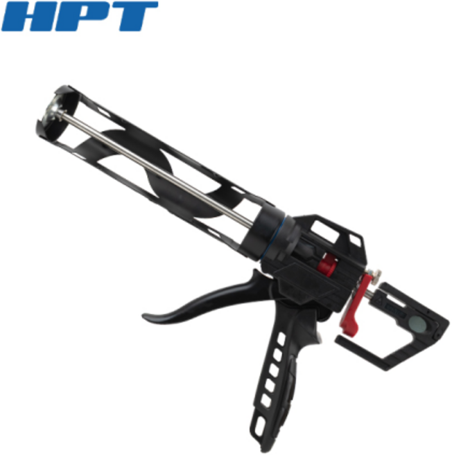 HPT 고급형 메탈 베어링 실리콘건 코킹건 실리콘 총 HCG124, 1개