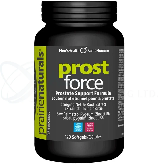 캐나다 천연 남성 정력강화제 프레리 내추럴스 120정+정품증명서 캐나다 직배송 Prairie Naturals Prost Force Prostate, 120정, 1개 - 쿠팡