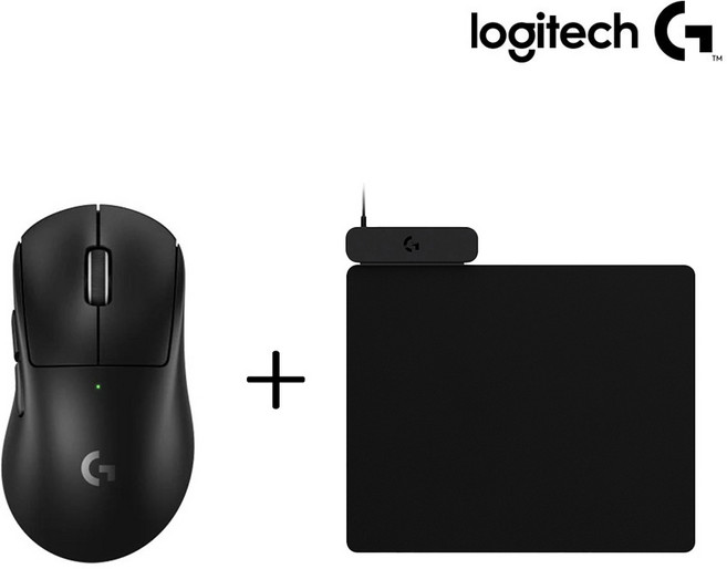 로지텍 지슈라2 덱스 G PRO X SUPERLIGHT 2 DEX 무선 게이밍 마우스 + 파워플레이 무선 충전패드, 블랙, DEX + 파워플레이2