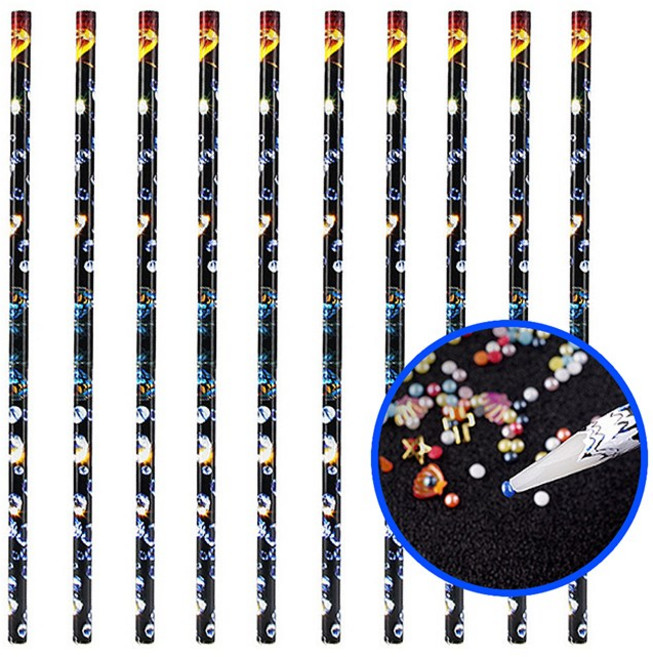 네일아트 파츠스틱 B형 스톤피커 스톤집게, 파츠스틱B형, 10개