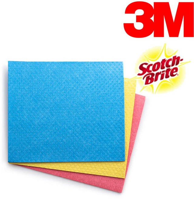 3M 스카치브라이트 쳔연 펄프 행주 독일행주, 10개