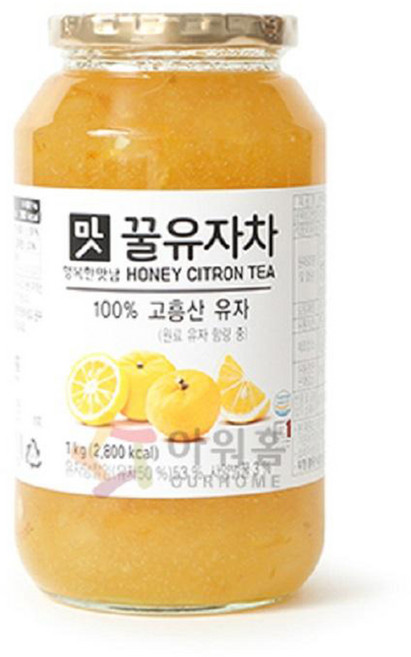 아워홈 꿀유자차, 1개, 1개입, 1kg