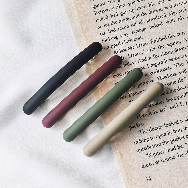 헤미쉬스타일 시그니처 얇은 반묶음핀