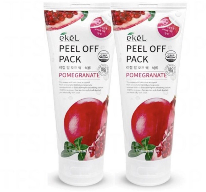 이켈필오프팩 석류 180g 2개