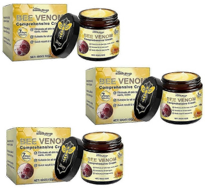 봉독 종합 케어 크림 Bee Venom 벌독 스킨 트리트먼트 크림 여성영양크림 50대이상 탄력크림 리프팅크림 미백크림 고보습영양크림 안티에이징 by Sounth Moon