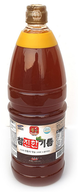 불로 참진한기름 고소한 맛기름 향미유, 1.8L, 1개