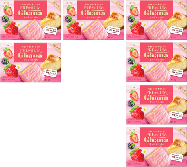 가나 프리미엄 랑드샤 치즈 베리, 7개, 91g