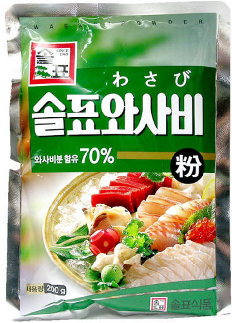 솔표식품 와사비, 200g, 4개