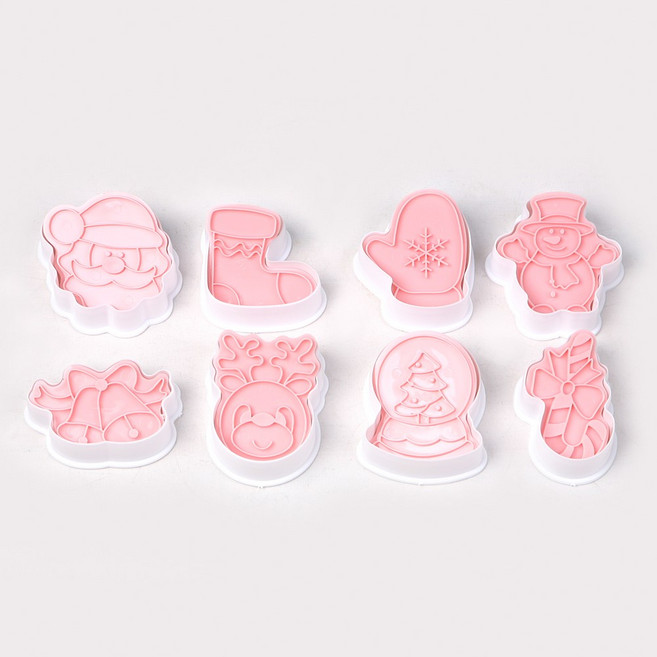 쿠킹플러스 쿠키스탬프-크리스마스8종, 1개