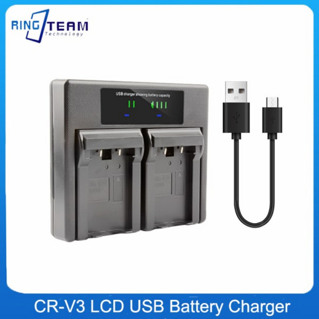 CRV3 CR-V3 배터리 LCD USB 듀얼 충전기 USB Mirco 전원 케이블 포함 코닥 Z663 Z712IS Z740 Z8612IS Z885, 1개