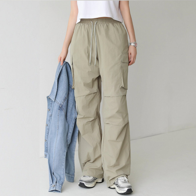[피핀] 남녀공용 투웨이 카고 밴딩 팬츠 #CSOp-215-1