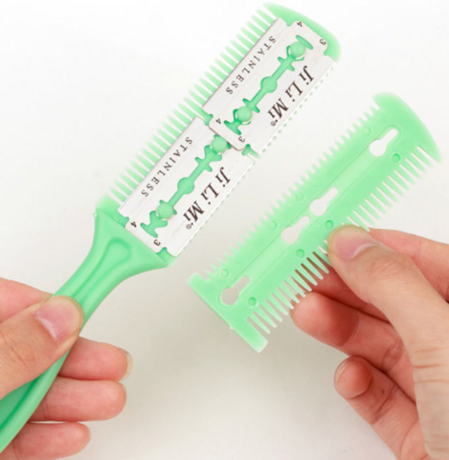 셀프 숱치기 컷트가위 앞머리자르기 색상랜덤, 1개, 랜덤