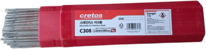 세다 아크 전기 스텐 용접봉 서스 308 낱개판매 10개묶음 2.0파이, C308 스텐 2.0파이
