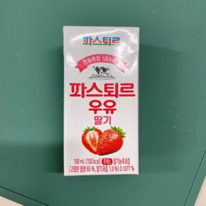 파스퇴르 딸기우유, 190ml, 21개