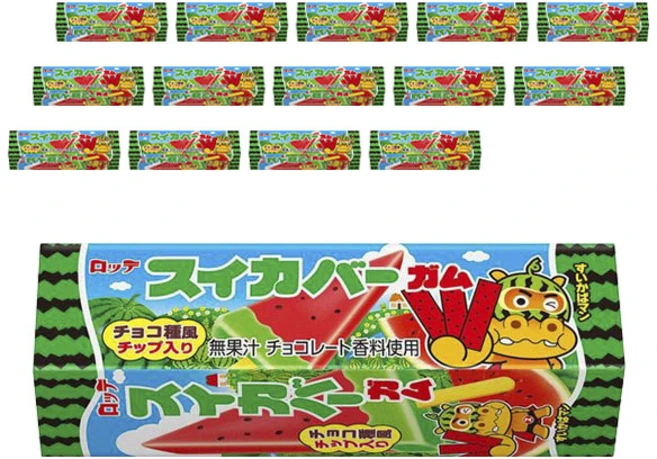 일본롯데 수박바 껌 9개입, 15개 - 쿠팡