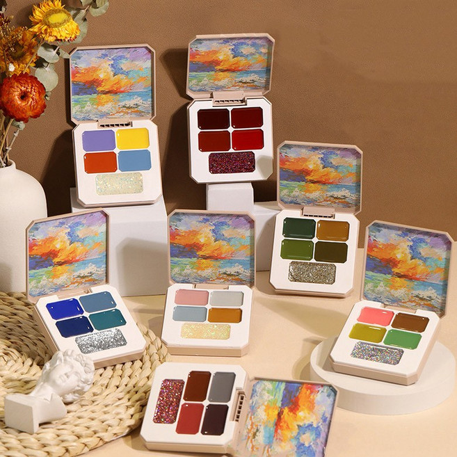 솔리드 파레트 5구젤 글리터믹스젤 19종, 솔리드5구-09, 1개