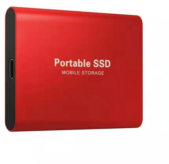 Portable SSD 行動儲存, 便攜式固態硬碟，紅色, 1TB高速