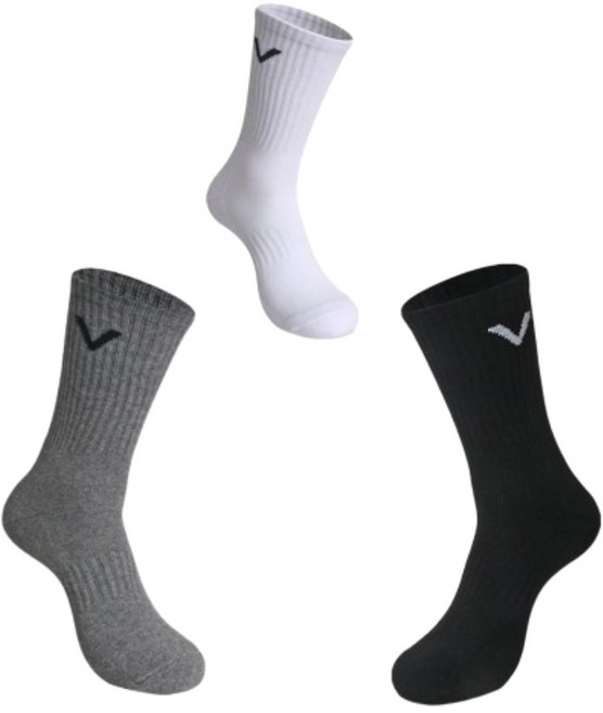 100% 천연 순면 국산 땀흡수 두꺼운 남성 유니키 스포츠 장목양말 세트, 면100 순면 반파일 스포츠 장목양말, 남성용, 블랙_5켤레