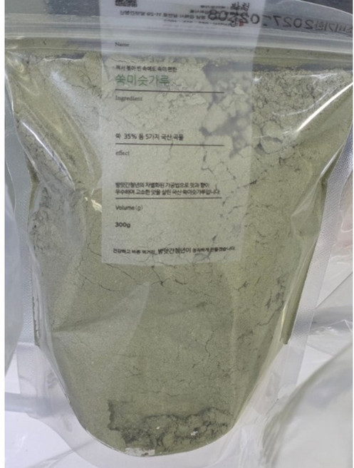 방앗간청년 압력으로 쪄서 볶은 쑥 미숫가루 실속형 300g, 1개