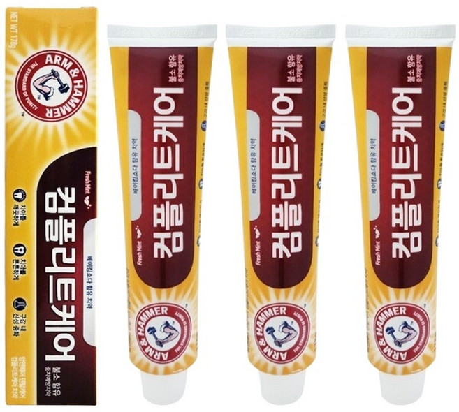 암앤해머 컴플리트 케어 치약 178g 3개, 1