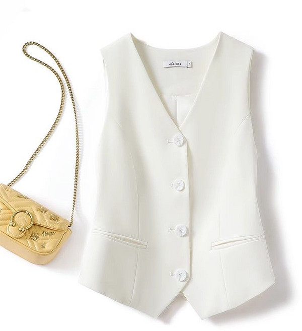 여성용 정장조끼 슬림핏 숏조끼 베스트 뉴타임즈 Women's Vest