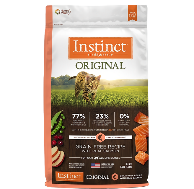 instinct 原點 全貓配方飼料, 鮭魚, 4.5kg, 1袋