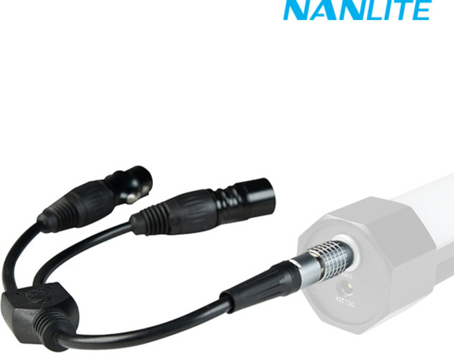 [NANLITE] 난라이트 파보튜브II PavotubeII DMX 어댑터 케이블 CB-DMX-ACP-1-2, 1개