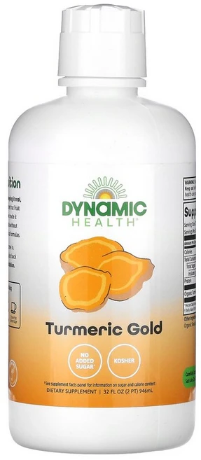 Dynamic Health Turmeric Gold 946ml(32온스), 946.352 ml, 1개, 946ml - 쿠팡