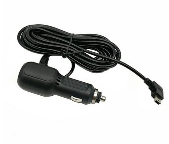 勁祥科技 雙IC Mini USB 彎頭車載行車紀錄器電源線 3.5米 車充