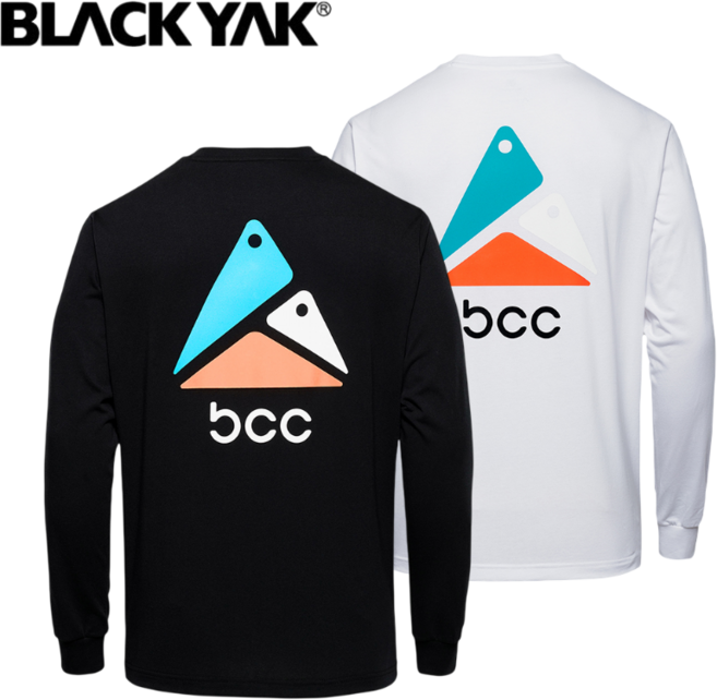 [매장발송]블랙야크 남녀공용 긴팔티 세미오버핏 기능성 라운드티 상의 등산 골프 낚시