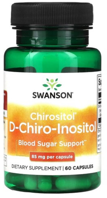 스완슨 이노시톨 D-Chiro-Inositol 85mg 60캡슐, 1개, 60정