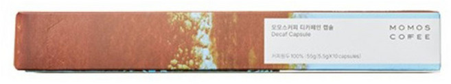 모모스커피 네스프레소 호환 캡슐커피 콜롬비아 디카페인, 5.5g, 10개입, 1개