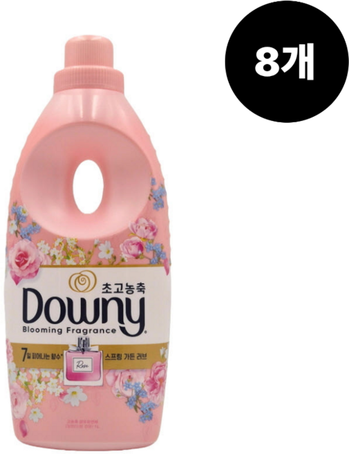 다우니 섬유유연제 스프링 가든 러브 1L 8개