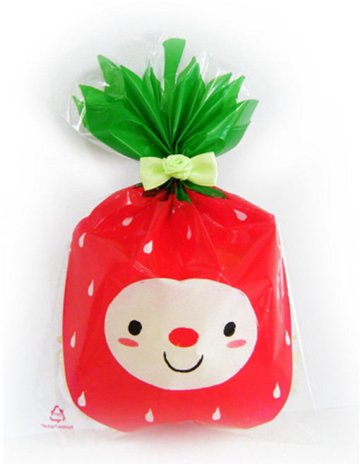 다하임 딸기 포장비닐 (비접착) 12x19cm -20매내외