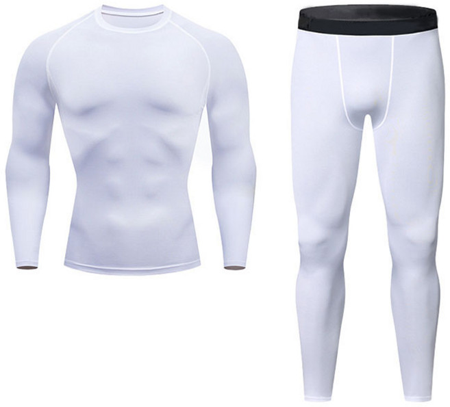 FANSYLI 남성 헬스복 트레이닝 세트 빠른 건조 달리기 농구 축구 트레이닝복 신축성 편안 통기 라이딩 트레이닝복 세트 기능성 트레이닝복 세트 XR2601J09